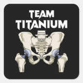 お尻手術回復ギフトヒッピーお尻交換 スクエアシール (正面)