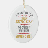 お尻手術回復ユーモア セラミックオーナメント (右)