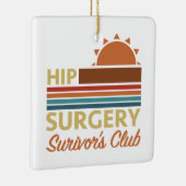 お尻手術回復ユーモア セラミックオーナメント (右)