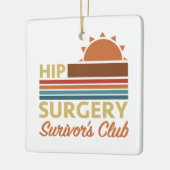 お尻手術回復ユーモア セラミックオーナメント (左)