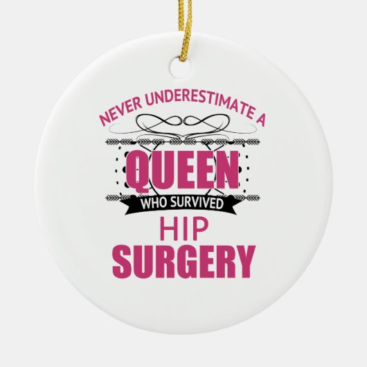 お尻手術回復 セラミックオーナメント (正面)