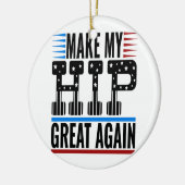 お尻手術 セラミックオーナメント (左)