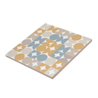 お尻抽象芸術ハーフサークルインダストリアルフュージョンアート タイル