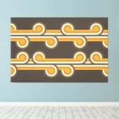 お尻抽象芸術波巻き工業融合ファインアート キャンバスプリント (インサイチュ (ウッドフロア))