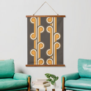 お尻抽象芸術波巻き工業融合ファインアート 吊り下げ型タペストリー