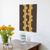 お尻抽象芸術波巻き工業融合ファインアート 箔ポスター (レイダウン (キッチン))