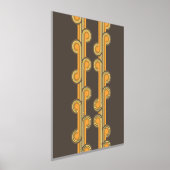 お尻抽象芸術波巻き工業融合ファインアート 箔ポスター (レイダウン)