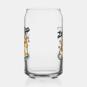 お尻最初に、レッツ昼寝 – かわいいコーギお尻漫画 ガラス缶 (右)