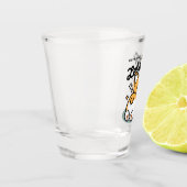 お尻最初に、レッツ昼寝 – かわいいコーギお尻漫画 ショットグラス (左)