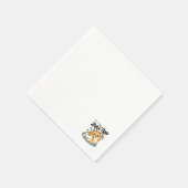 お尻最初に、レッツ昼寝 – かわいいコーギお尻漫画 スタンダードカクテルナプキン (角)