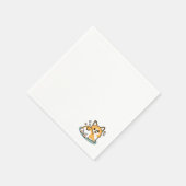 お尻最初に、レッツ昼寝 – かわいいコーギお尻漫画 スタンダードカクテルナプキン (角)