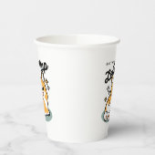 お尻最初に、レッツ昼寝 – かわいいコーギお尻漫画 紙コップ (左)