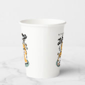 お尻最初に、レッツ昼寝 – かわいいコーギお尻漫画 紙コップ (右)