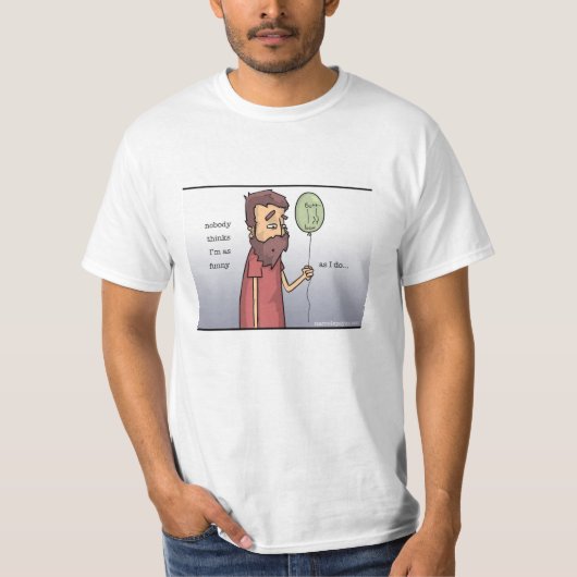 お尻水潜り鳥 Tシャツ (正面)