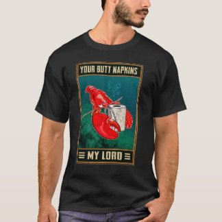 お尻用ナプキン 私の殿様 レトロ エビジョーク アウトフ Tシャツ