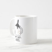 お尻第一キャットフィー猫マグ コーヒーマグカップ (正面左)