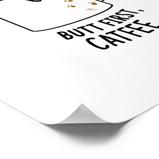 お尻第1回キャットフィーのポスター ポスター (角)