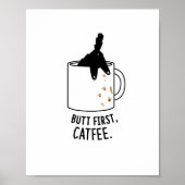 お尻第1回キャットフィーのポスター ポスター (正面)