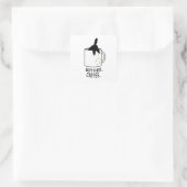 お尻第1弾ネコ用ステッカー スクエアシール (バッグ)