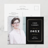 お尻縁ど卒業発表はがき ポストカード (正面/裏面)