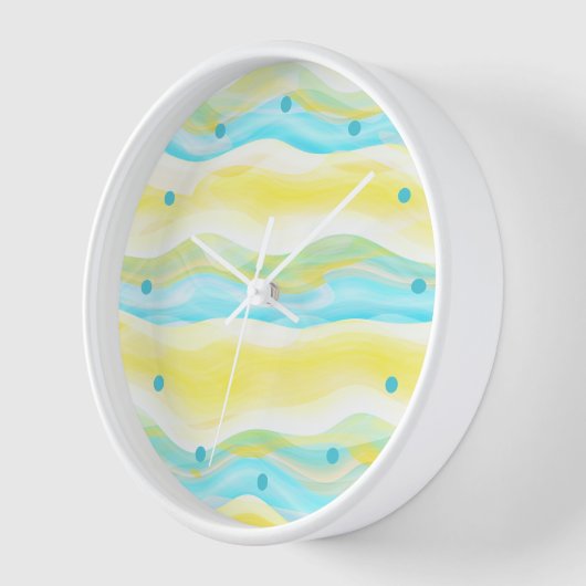 お尻芸術的抽象芸術カッコいいウェーブアートパターン 壁時計 (傾斜)