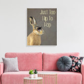 お尻過ぎて白髪になる キャンバスプリント (インサイチュ (リビング))