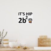 お尻2 Bスクエアポおもしろいスター ポスター (キッチン)