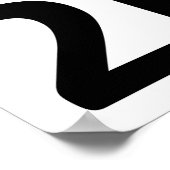 お尻2 Bスクエアポおもしろいスター ポスター (角)