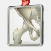 お尻5の骨 メタルオーナメント (左)