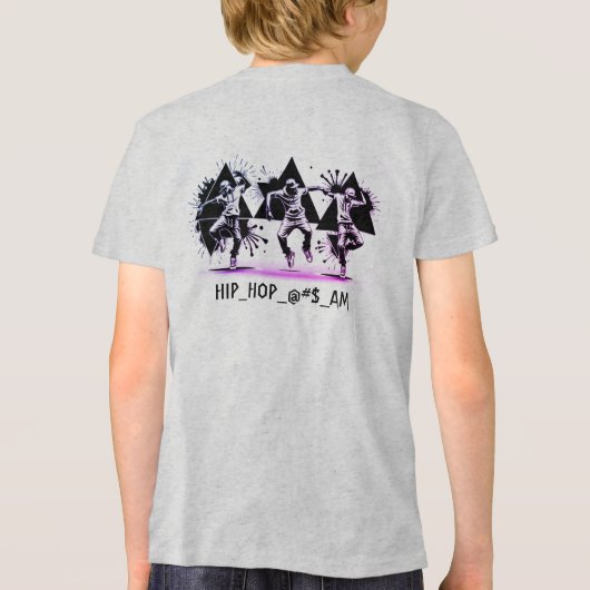 お尻_HOP_AM Tシャツ (裏面)