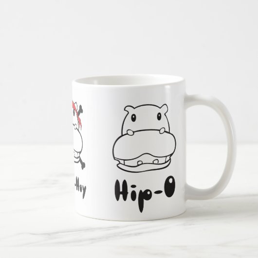 お尻Oのマグ コーヒーマグカップ (右)