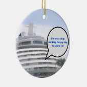 お尻Tank Topの待機中 セラミックオーナメント (右)