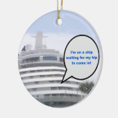 お尻Tank Topの待機中 セラミックオーナメント (左)