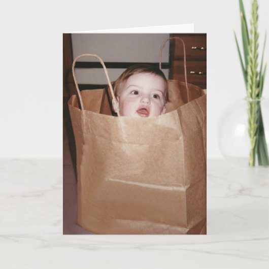 お届けおめでとうございます。 カード (正面)