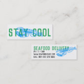 お届けカッコいいカード スキニー名刺 (正面/裏面)