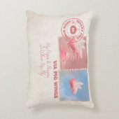 お届け自身豚飛んでいる送料アクセント枕 アクセントクッション (正面(垂直))