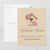 お帰りなさい不動産エージェントおめでとうございます ポストカード (正面/裏面)