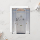 お帰りなさい新居のグリーティングカード カード (正面/裏面インサイチュ)