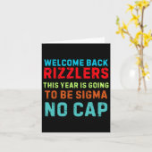 お帰りなさい、リズラーさん  カード (黄色い花)