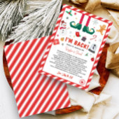 お帰りエルフ クリスマス到着便箋カード 招待状