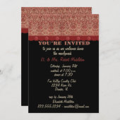 お帰りパーティー招待状 招待状 (正面/裏面)