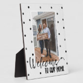 お帰りホームカスタムフォトプレート フォトプラーク (側面)