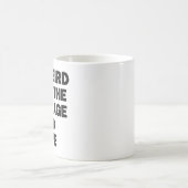 お年寄りと同じ年齢なのが変なのよ 気の利いたサークル コーヒーマグカップ (中央)