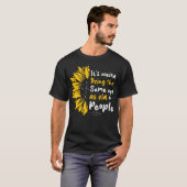 お年寄りと同じ年齢になるって変ですね Tシャツ (正面フル)