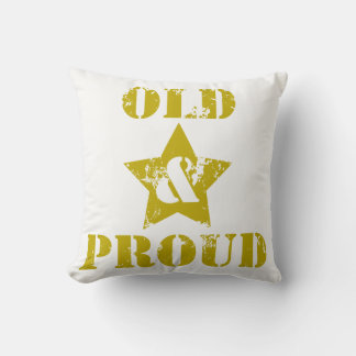 お年寄りなんてシシシーじゃない!古い&誇りを持った! クッション