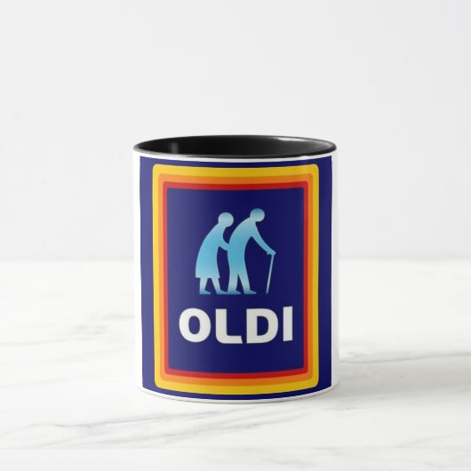 お年寄りの誕生日コーヒーマグ マグカップ (中央)