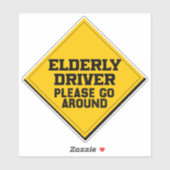 お年寄りの運転手さん行っのまわりにてね。 シール (シート)