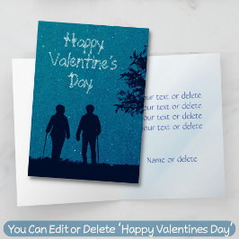 お年寄りカップル記念日バレンタインすべての目的 カード