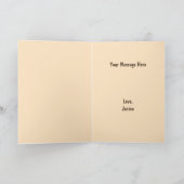 お年寄り向けユーモア折り紙誕生日カード カード (内部)