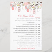 お年寄り妻が赤ちゃんのシャワーを答えて語る (正面)